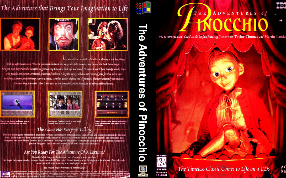 The Adventures of Pinocchio — box-texture (WOR)