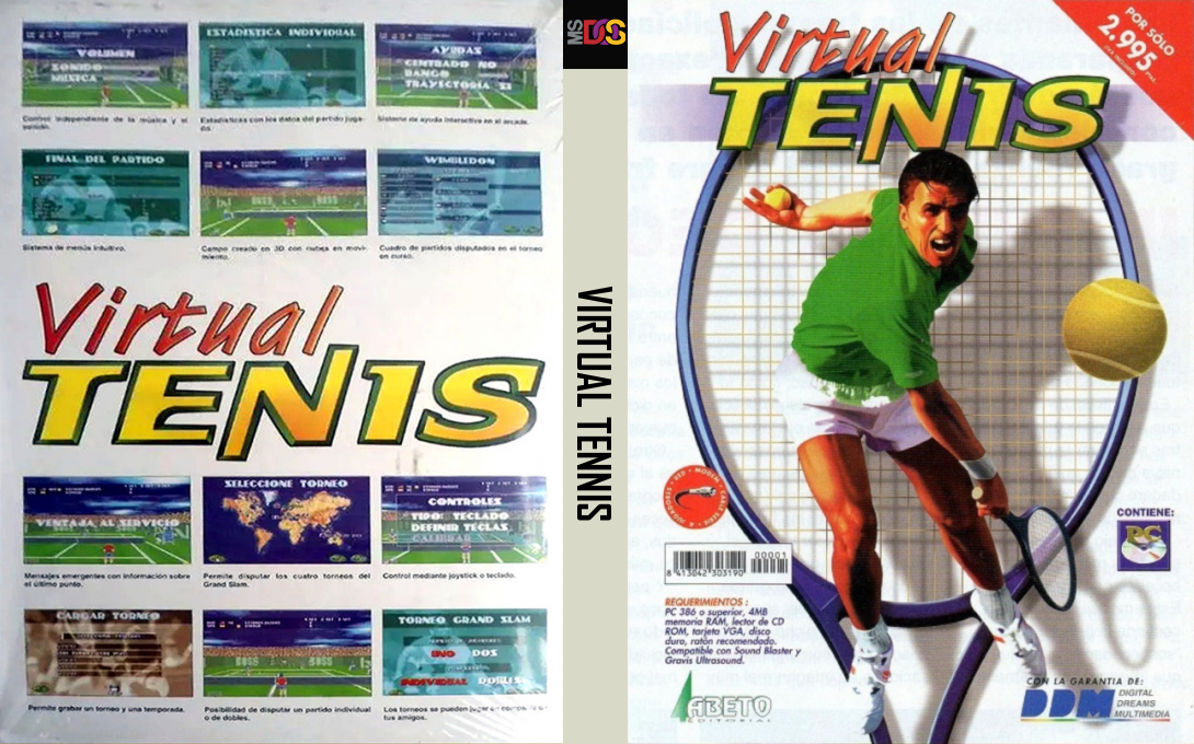 Virtual Tennis — box-texture (EU)