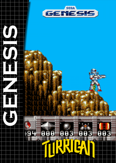 Turrican — box-2D (SS)