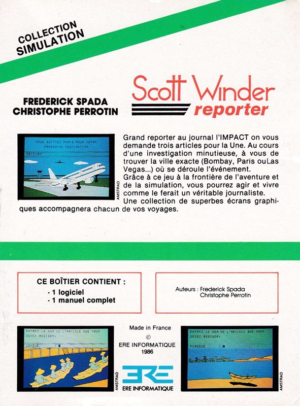 Scott Winder Reporter — box-2D-back (FR)