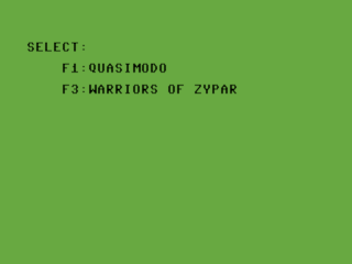 Quasimodo + Warriors of Zypar — ss (WOR)