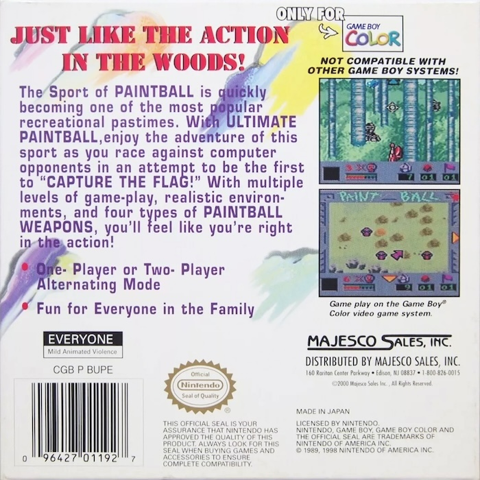 Ultimate Paintball — box-2D-back (US)