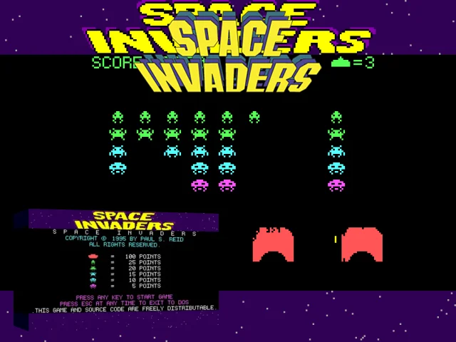 Space Invaders — mixrbv2 (WOR)