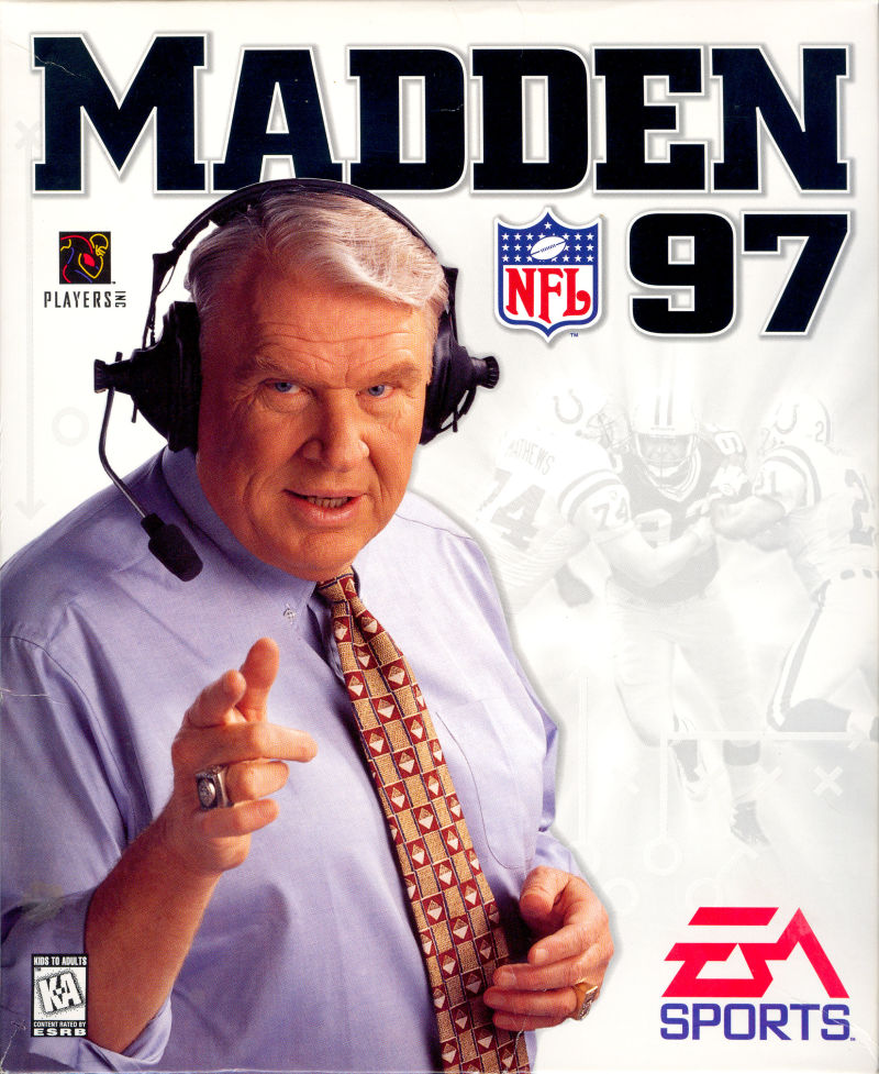 Madden NFL 97 box art
