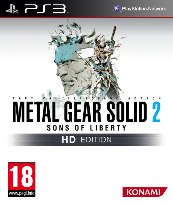 Metal Gear Solid 2 - Sons of Liberty - HD Edition — box-2D (EU)