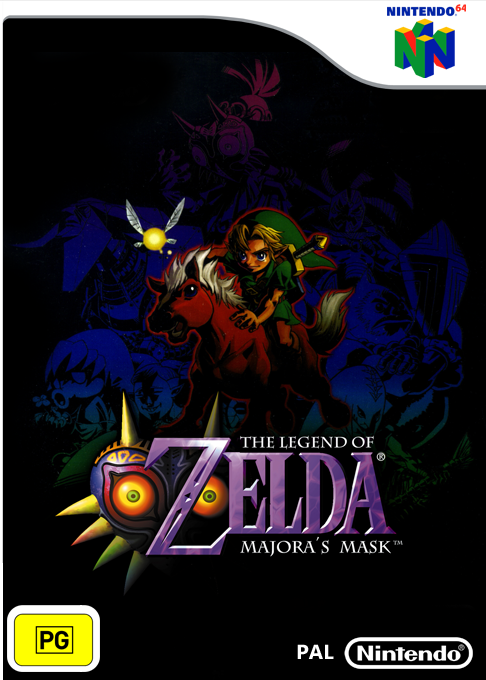 Legend Of Zelda - Majora's Mask, The — box-2D (AU)