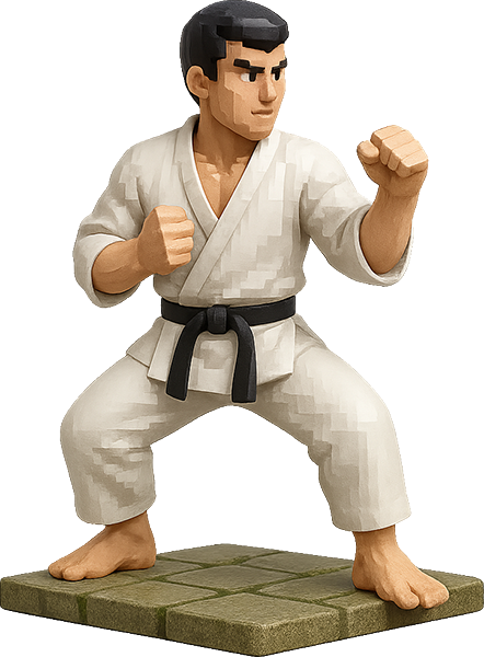 International Karate — figurine