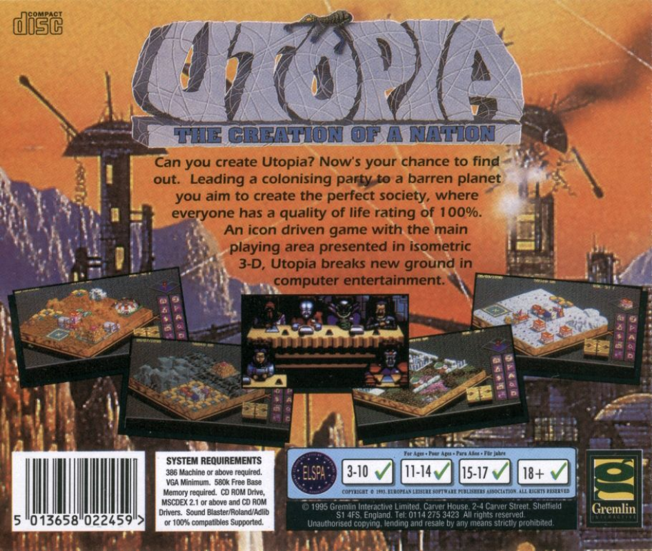 Utopia - The Creation Of A Nation — box-2D-back (CUS)