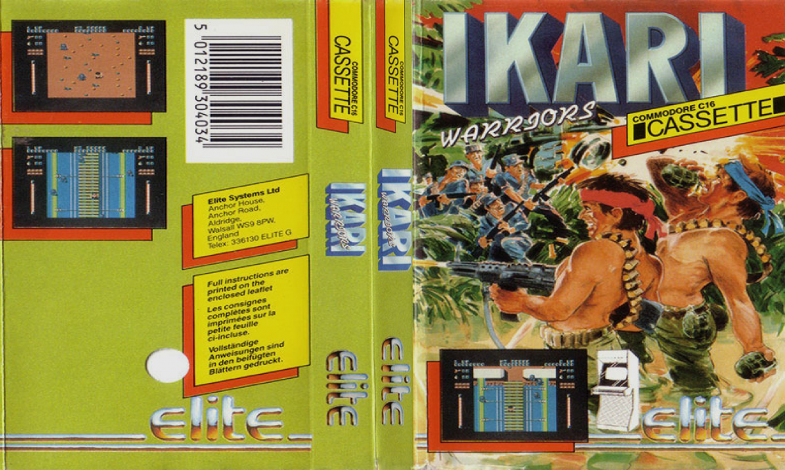 Ikari Warriors — box-texture (EU)