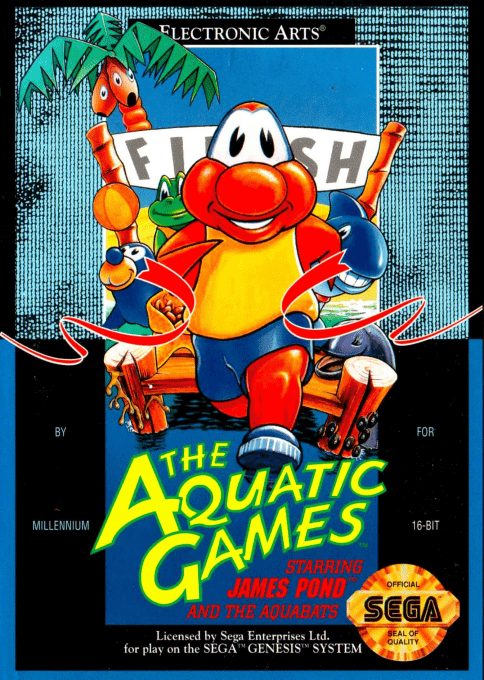 Aquatic Games Starring James Pond And The Aquabats The box art