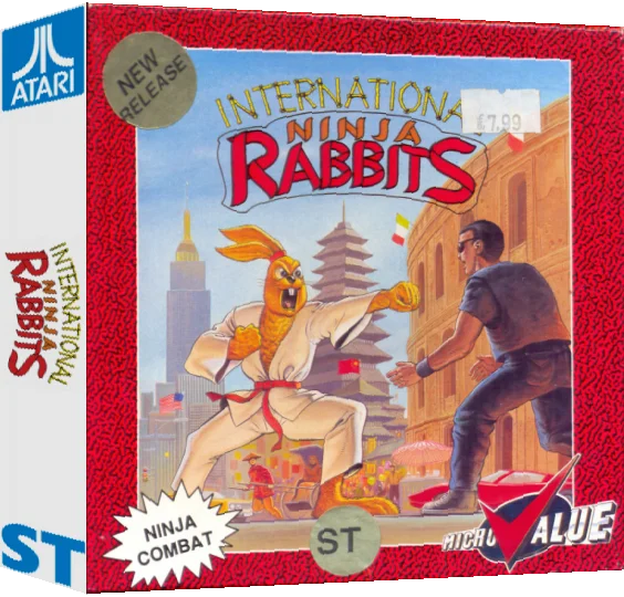 International Ninja Rabbits — box-3D (EU)