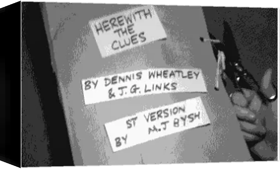 Dennis Wheatley Presents A Murder Mystery - Herewith The Clues! — box-3D (WOR)