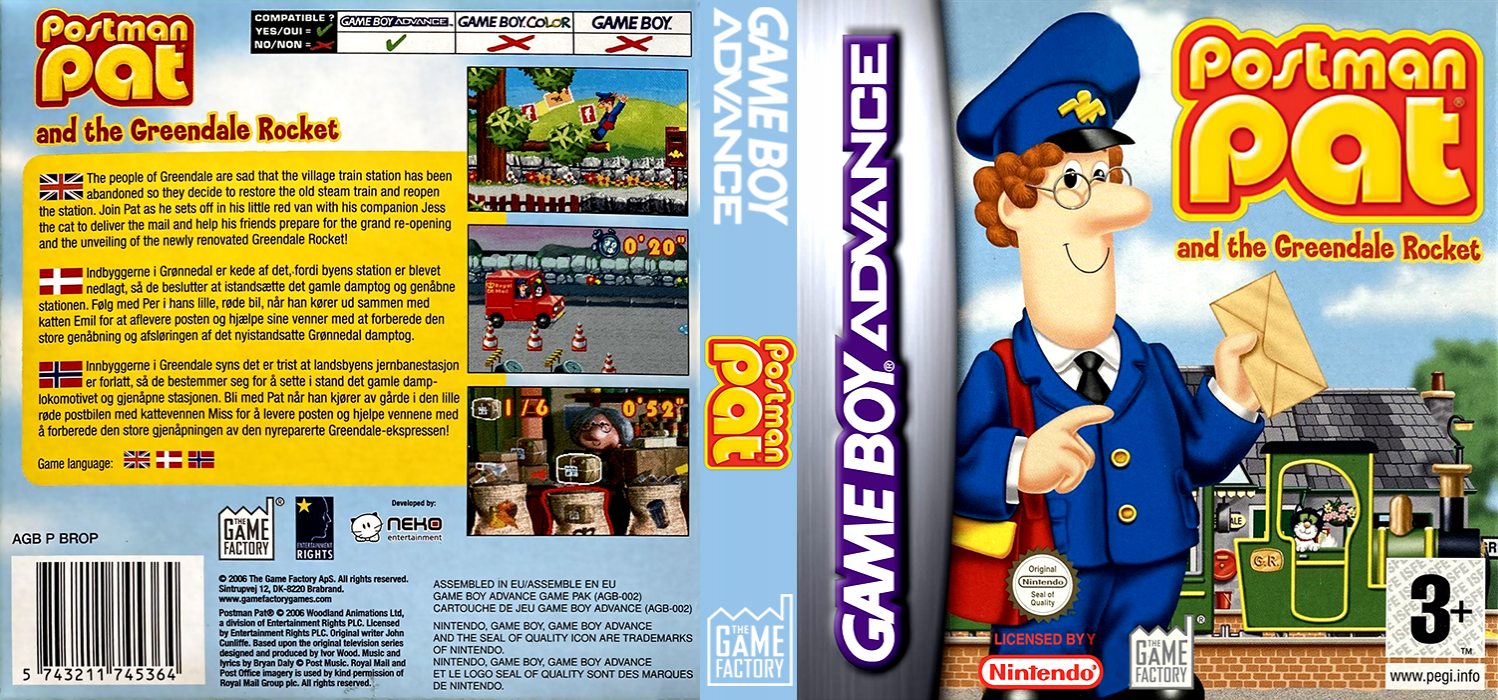 Postman Pat And The Greendale Rocket — box-texture (EU)