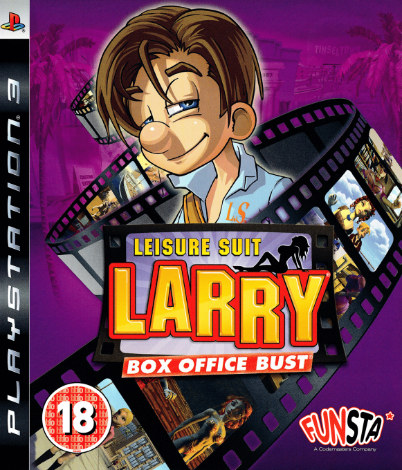 Leisure Suit Larry - Box Office Bust — box-2D (UK)