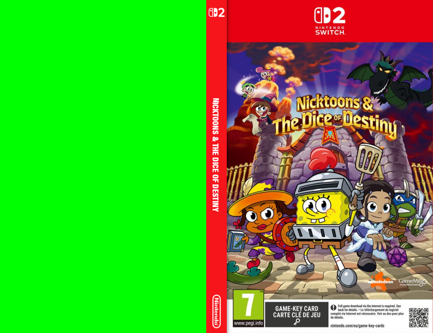 Nicktoons & The Dice of Destiny — box-texture (EU)