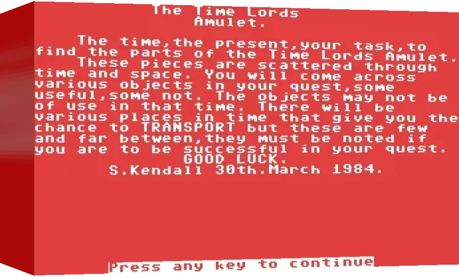 The Time Lords Amulet — box-3D (WOR)