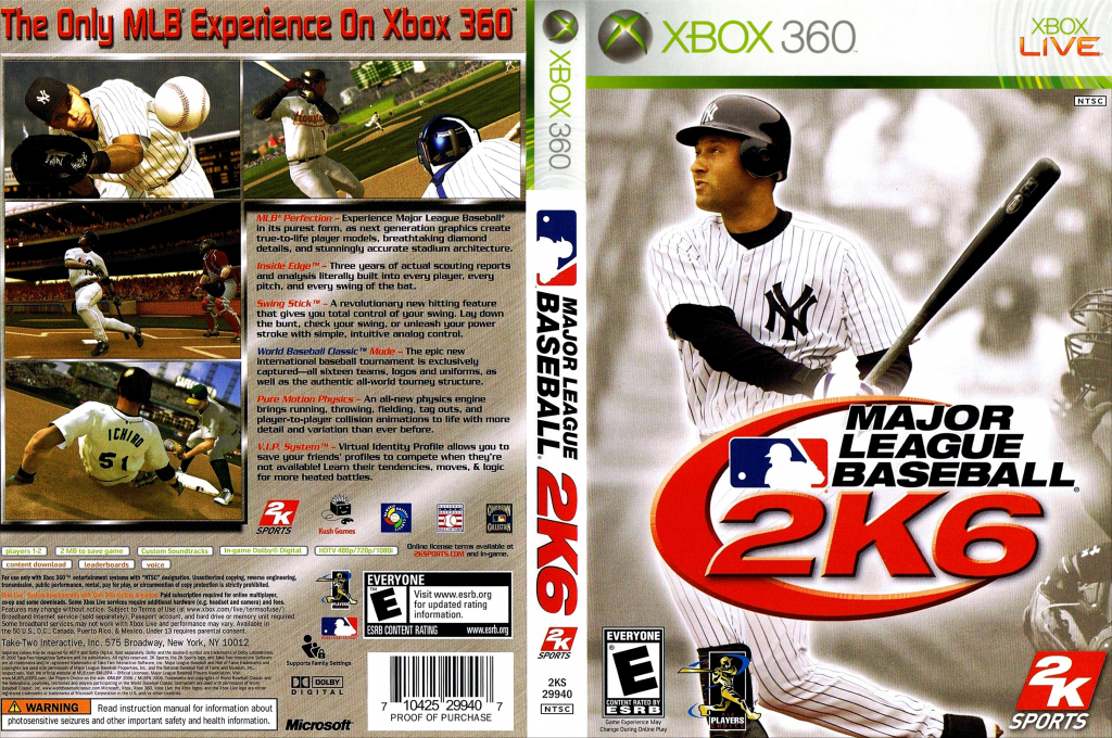 Major League Baseball 2K6 — box-texture (US)