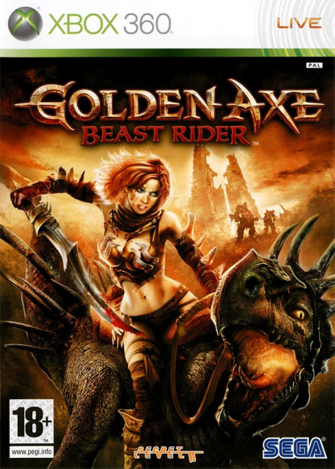Golden Axe - Beast Rider — box-2D (EU)