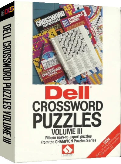 Dell Crossword Puzzles Volume 3 — box-3D (US)