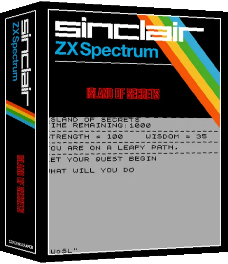 Island of Secrets — box-3D (SS)