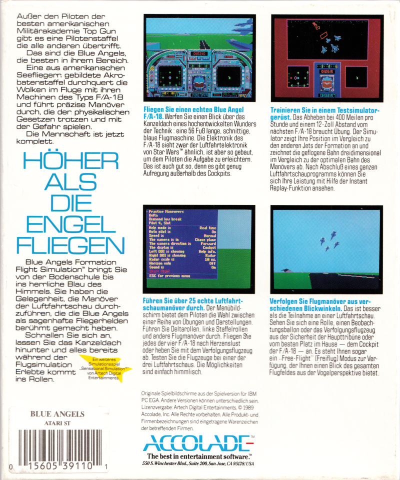 Blue Angels - Formation Flight Simulation — box-2D-back (DE)