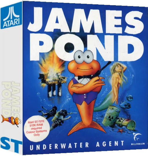 James Pond - Underwater Agent — box-3D (EU)