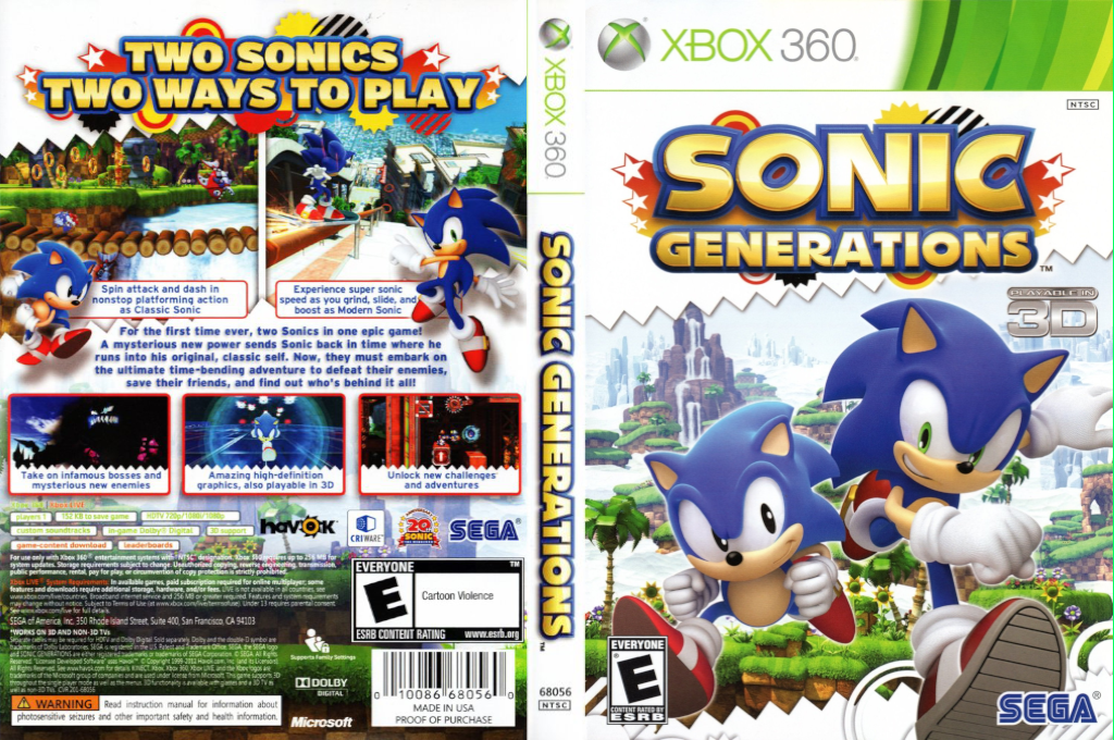 Sonic Generations — box-texture (US)