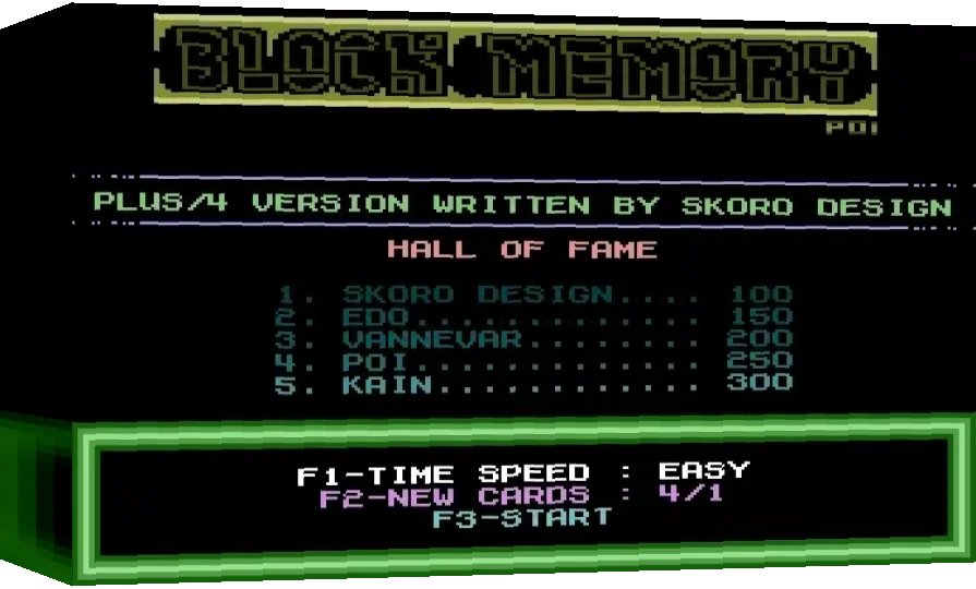 Block Memory — box-3D (WOR)