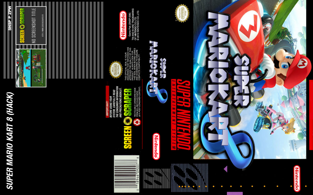 Super Mario Kart 8 — box-texture (US)