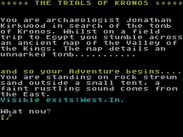 The Trials of Kronos — ss (WOR)