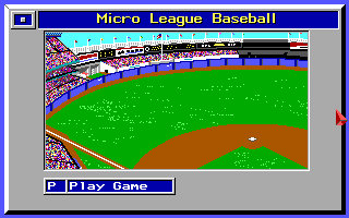 MicroLeague Baseball - The Manager's Challenge — sstitle (WOR)