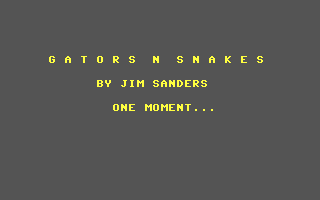 Gators 'n Snakes — sstitle (WOR)