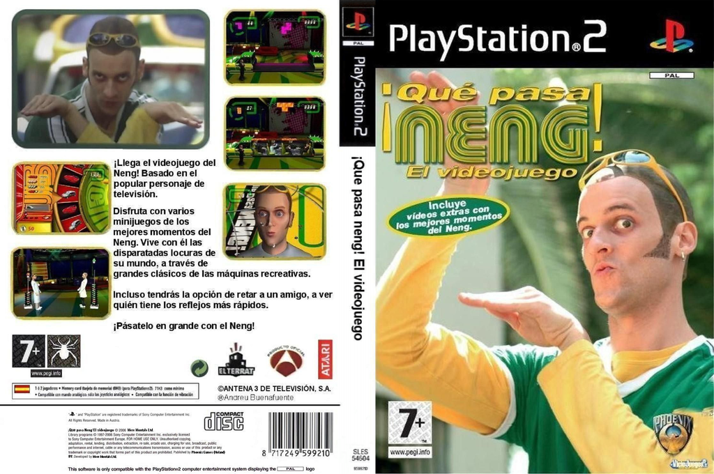 Que Pasa Neng! El Videojuego — box-texture (SP)