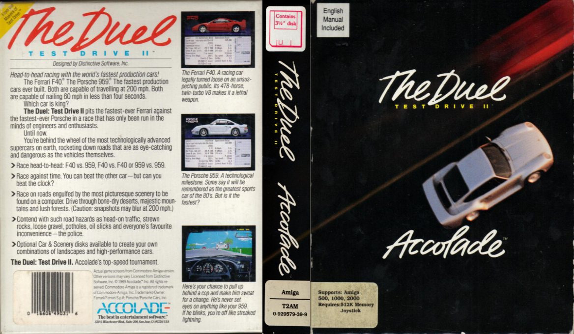 Test Drive II - The Duel — box-texture (EU)