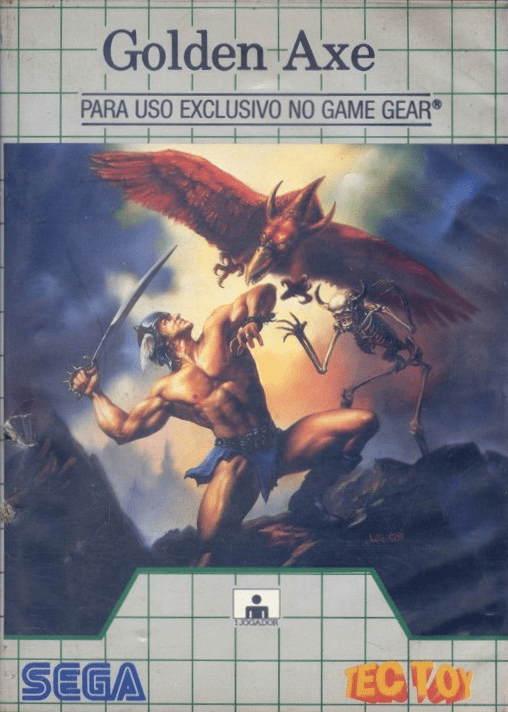 Ax Battler - Golden Axe Densetsu — box-2D (BR)