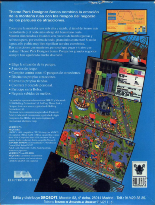 Theme Park — box-2D-back (SP)