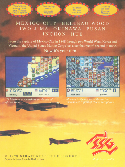 Halls of Montezuma - A Battle History of the U.S. Marine Corps — box-2D-back (EU)