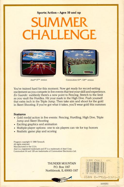 Summer Olympiad — box-2D-back (US)