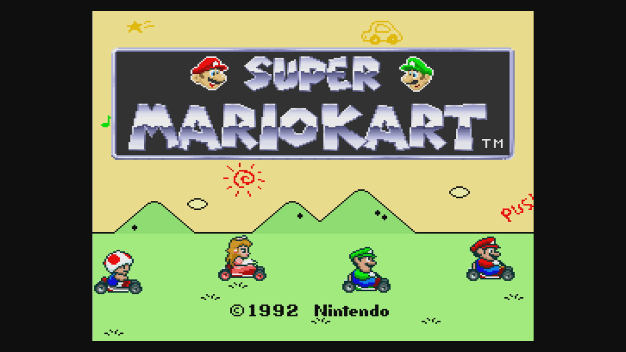 Super Mario Kart — sstitle (WOR)