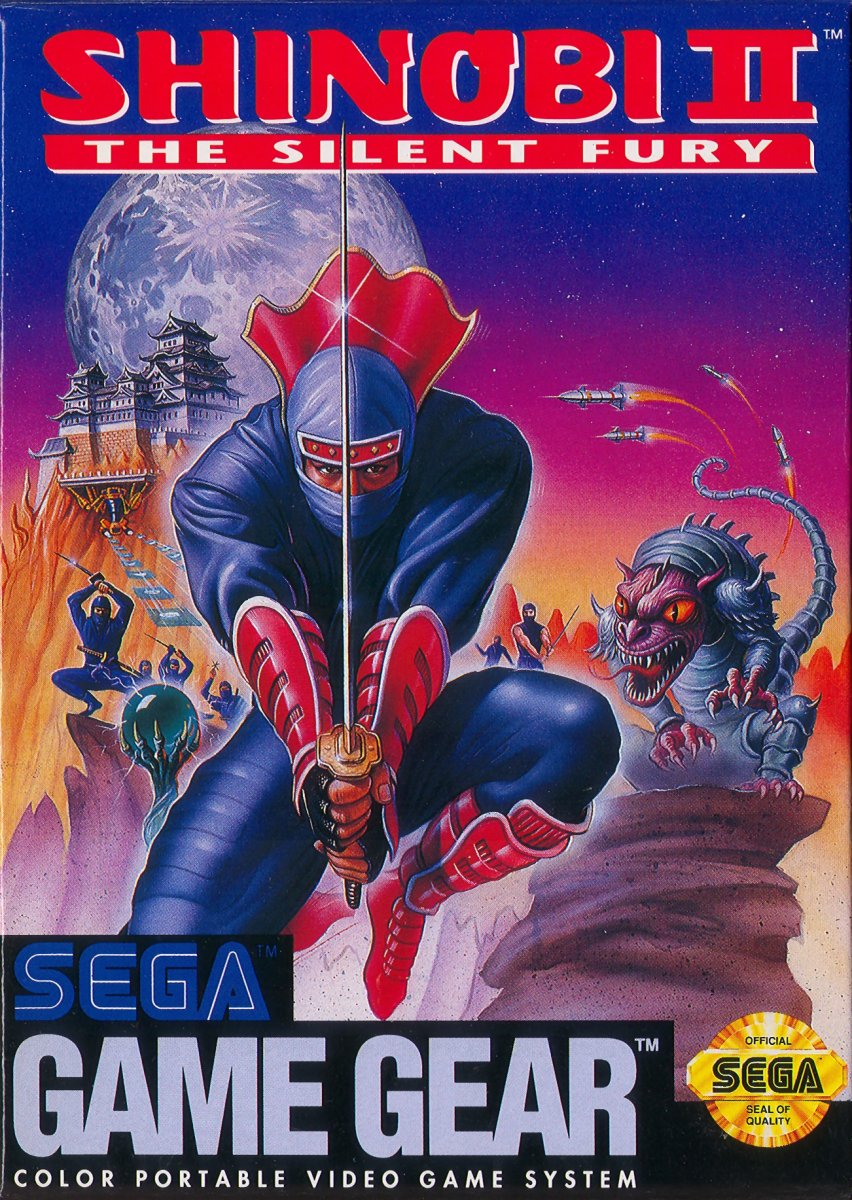 Shinobi 2 - The Silent Fury box art