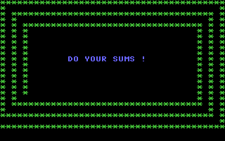 Do Your Sums! — sstitle (WOR)