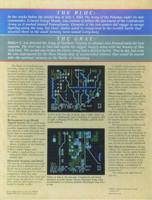 Gettysburg - The Turning Point — box-2D-back (US)