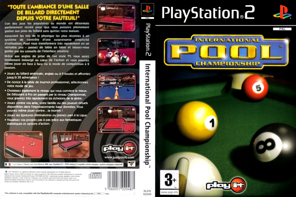 International Pool Championship — box-texture (FR)