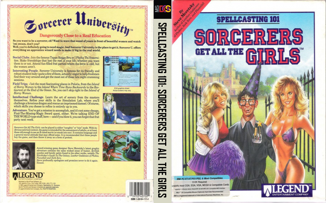 Spellcasting 101 - Sorcerers Get All The Girls — box-texture (US)