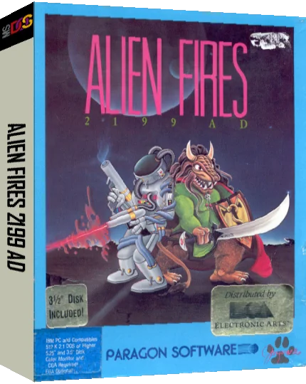 Alien Fires 2199 AD — box-3D (US)
