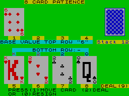 Patience 2 - 8 Cards Patience — ss (WOR)