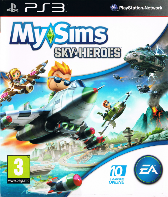 MySims SkyHeroes — box-2D (SP)