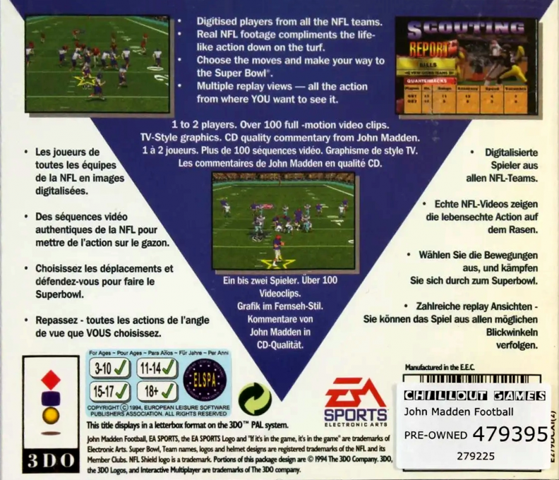 John Madden Football — box-2D-back (EU)