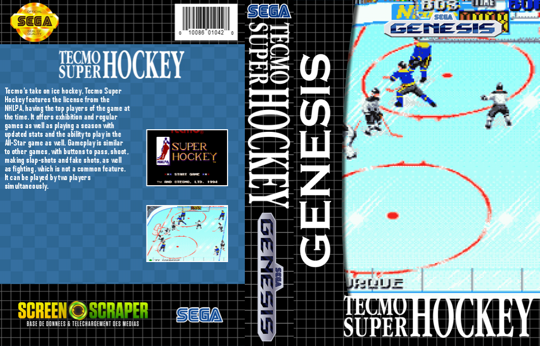 Tecmo Super Hockey — box-texture (SS)