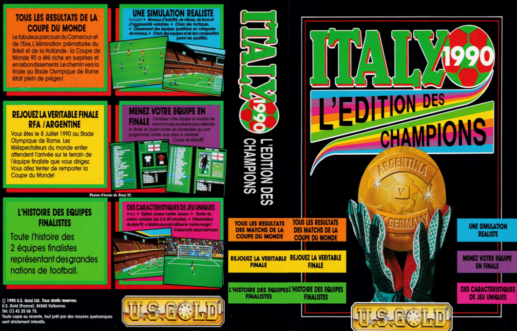 Italy 1990 - Winners Edition — box-texture (FR)